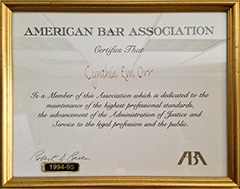 American Bar Association - Member