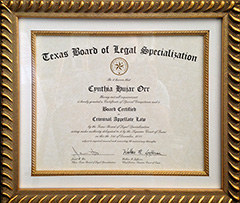 Texas Board of Legal Specialization - Criminal Appellate Law Certification