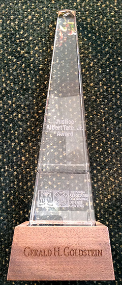 LACDL - Albert Tate Jr. Award