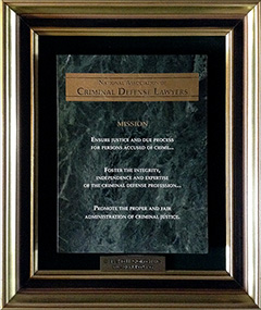 NACDL - President (Plaque)