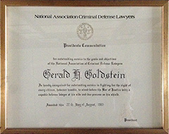 NACDL - President's Commendation