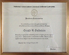 NACDL - President's Commendation