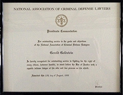 NACDL - President's Commendation