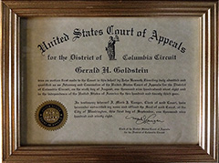 US Court of Appeals - Admission to Practice in D.C. Circuit