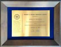 NACDL - Robert C. Heeney Memorial Award - Gerald Goldstein