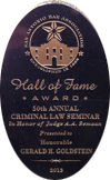 San Antonio Bar Association - Hall of Fame - Gerald Goldstein