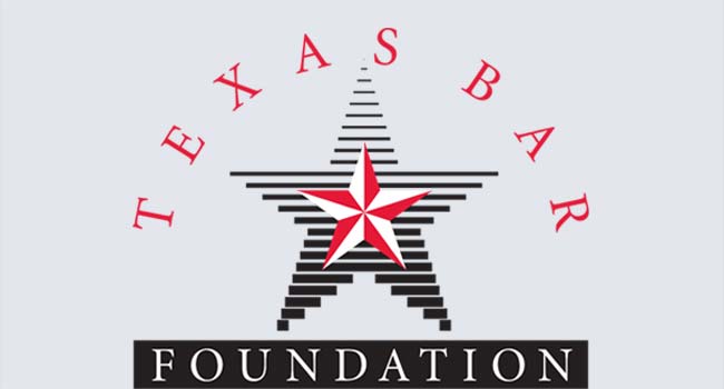 TEXAS BAR FOUNDATION GIVES GERRY GOLDSTEIN STATEWIDE RECOGNITION