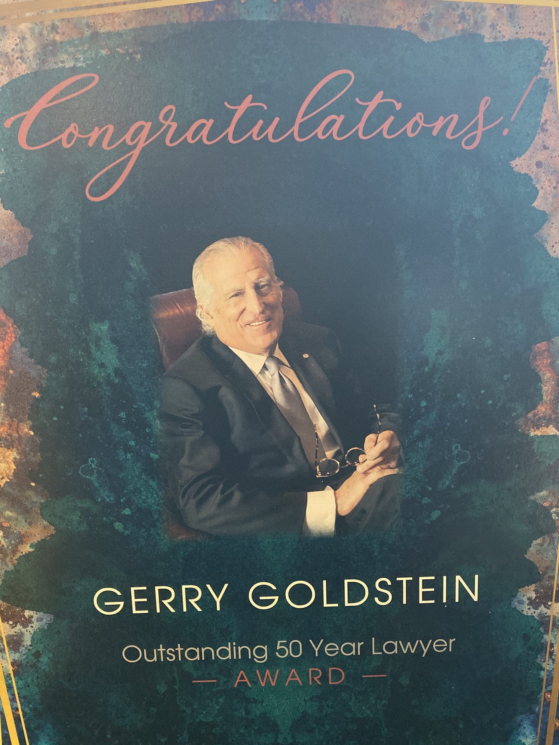Gerry Goldstein Honored by Texas Bar Foundation